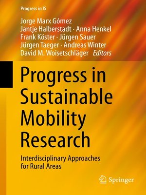 cover image of Progress in Sustainable Mobility Research